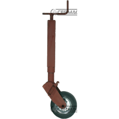 Servotimone con ruota e bloccaggio a molla Portata 600 kg COMPATIBILE - 60416 | NewgardenAgri.com
