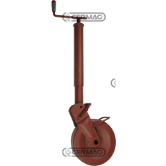 Servotimone con ruota e bloccaggio a molla Portata 1100 kg COMPATIBILE - 62036 | NewgardenAgri.com