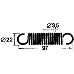 MOLLA DI RICAMBIO COMPATIBILE - 62879 | NewgardenAgri.com