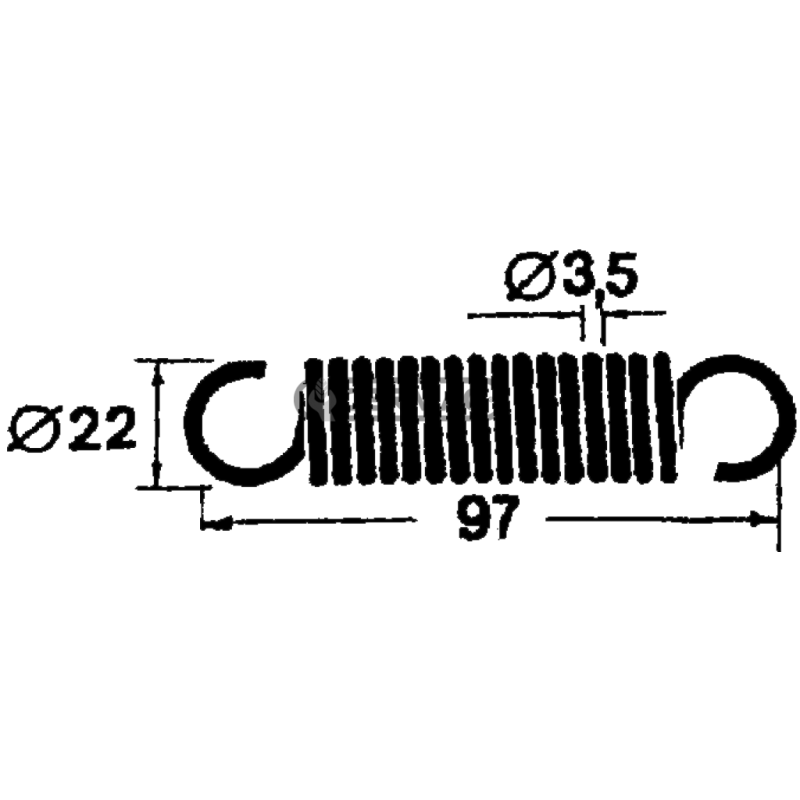RESSORT DE REMPLACEMENT COMPATIBLE - 62879