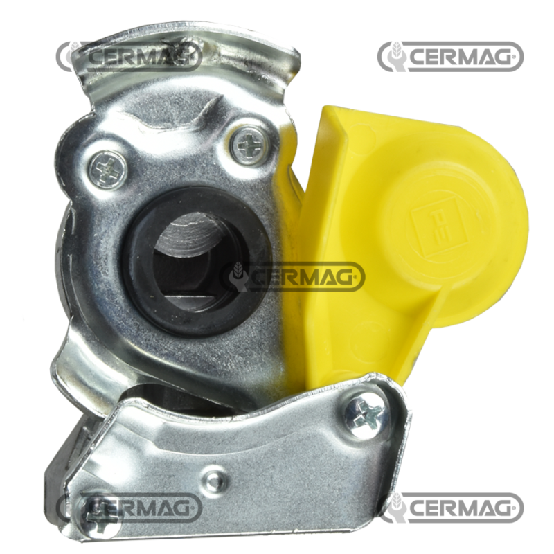 SEMI ACCOUPLEMENT TYPE ISO (Europe) - Remorque ISO JAUNE COMPATIBLE - 62798
