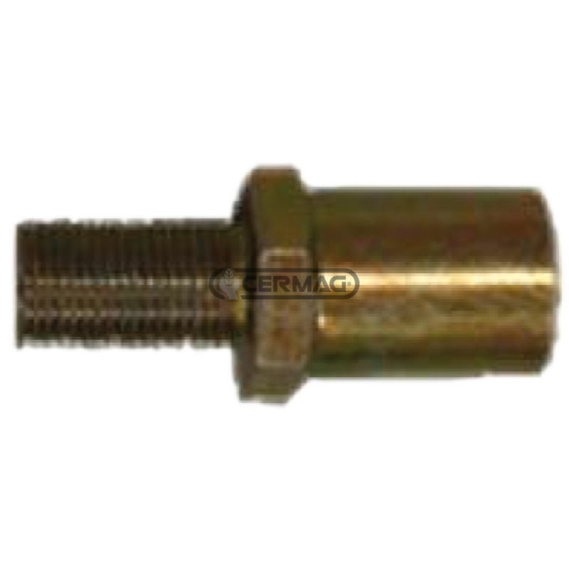 RACOR DE ROSCA COMPLETA CABEZA AVELLANADA PARA MANGUERA COMPATIBLE SAE J 1401 - 63688