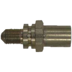 CONVEX HEAD FITTING WITH SEEGER SEAT FOR SAE J 1401 COMPATIBLE HOSE - 63689 | NewgardenAgri.com