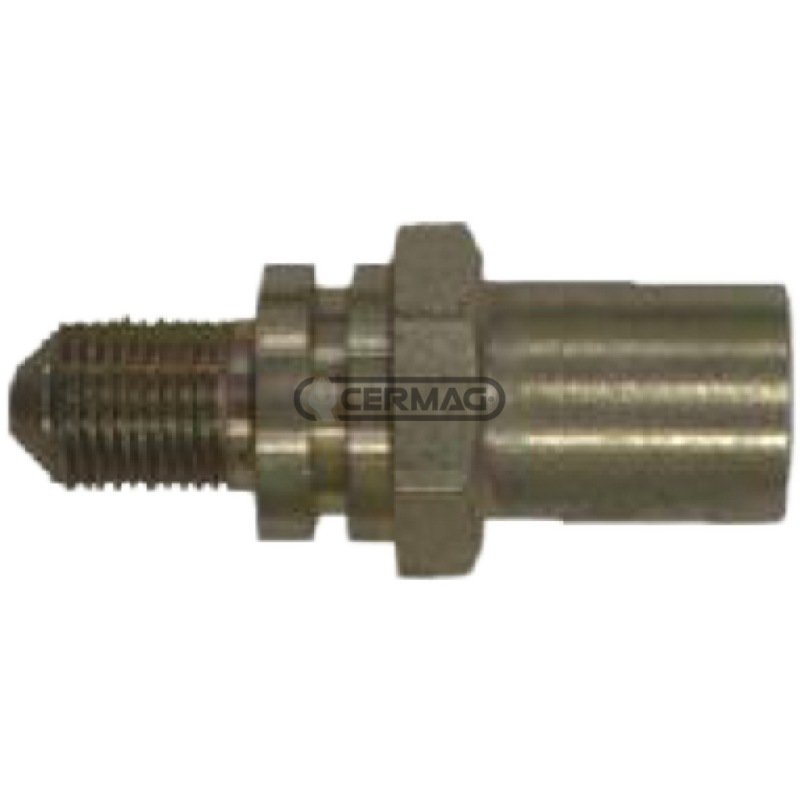 RACCORDO TESTA CONVESSA CON SEDE SEEGER PER TUBO SAE J 1401 COMPATIBILE - 63689