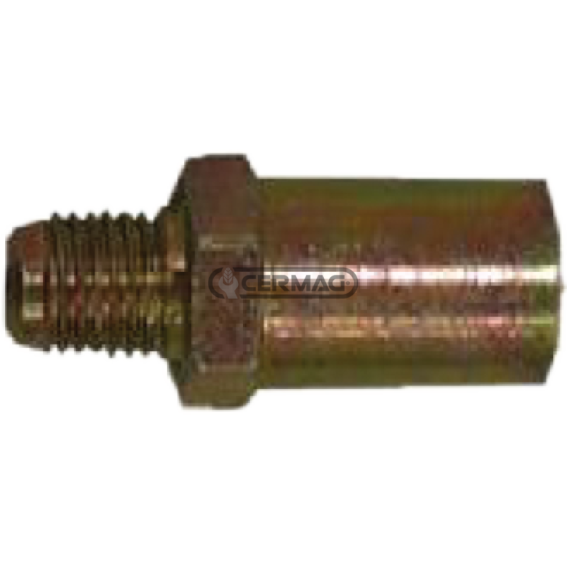 RACOR CABEZA PLANA ROSCA PARCIAL PARA MANGUERA COMPATIBLE SAE J 1401 - 63706