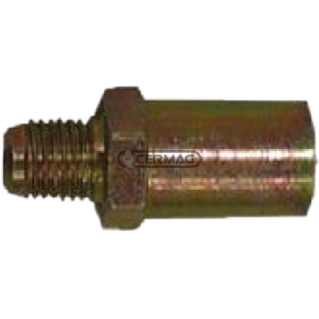 RACOR CABEZA PLANA ROSCA PARCIAL PARA MANGUERA COMPATIBLE SAE J 1401 - 63706 | NewgardenAgri.com