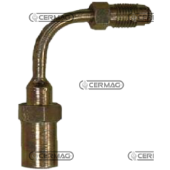90° FLARED SWIVEL MALE FITTING FOR SAE J 1401 COMPATIBLE HOSE - 63716 | NewgardenAgri.com