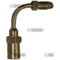 RACCORDO MASCHIO GIREVOLE SVASATO 90° PER TUBO SAE J 1401 COMPATIBILE - 63716