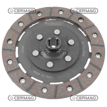 Rigid clutch disc Diameter 155 mm Profile 17x14x4 - Z.6 COMPATIBLE - 15033