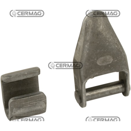 GEFORMTE BLECHSCHARNIERE FÜR KOMPATIBLE DECKEN - 62048 | NewgardenAgri.com