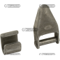 BISAGRAS DE CHAPA PERFORMADA PARA SUPERFICIE COMPATIBLE - 62048