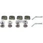 KIT OF NUTS PLUS AGRICULTURAL BALLS Ø 75 WITH COMPATIBLE ANTI-REVERSE - 63474