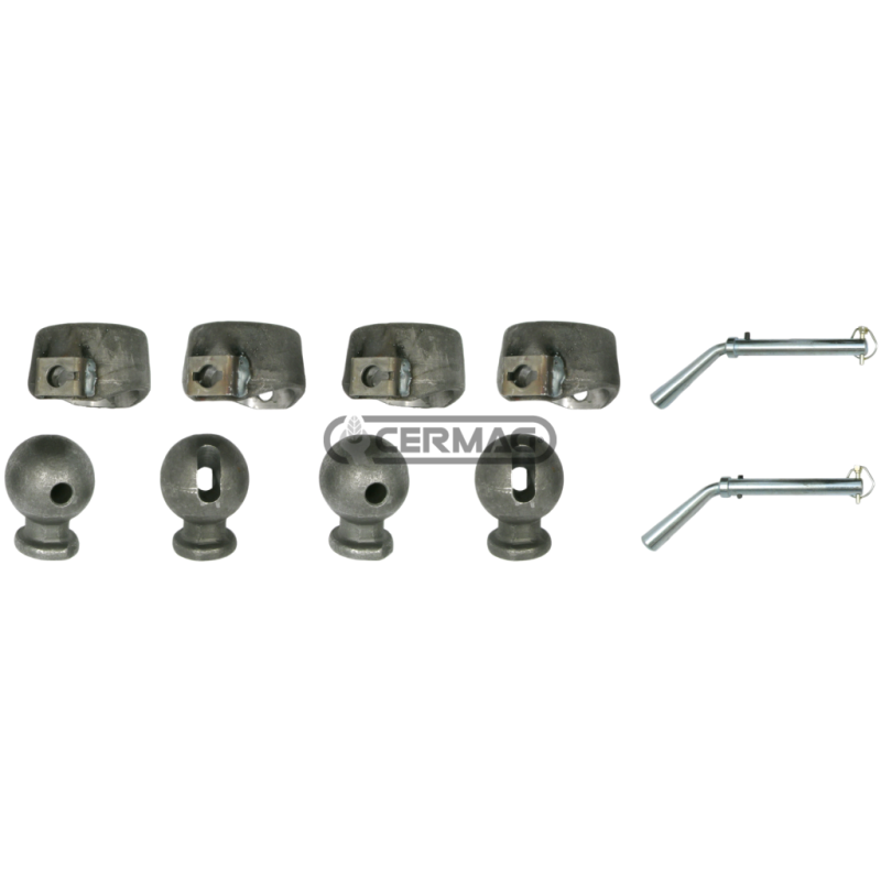 KIT DE TUERCAS MÁS BOLAS AGRÍCOLAS Ø 78 COMPATIBLE - 62887