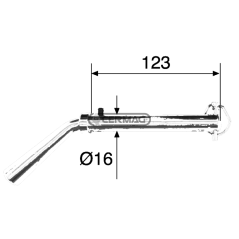 VERRIEGELUNG Ø 16 MIT 1 KOMPATIBLEN STECKER - 62885 | NewgardenAgri.com