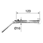PESTILLO Ø 16 CON 1 TAPÓN COMPATIBLE - 62885