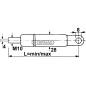 Molla a gas Forza 450 N Lunghezza min/max 192 - 237 mm COMPATIBILE - 65443