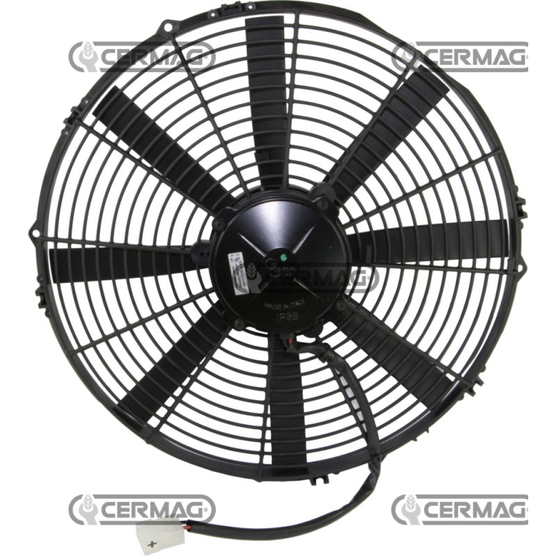 Electric fan - EXTRACTOR Voltage 12 V Diameter 413 mm COMPATIBLE - 5370