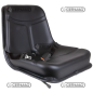 Cuna con guías GT62 con correas y micro COMPATIBLE - 65416