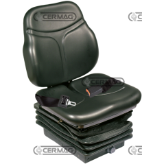sedile SC74 con molleggio pneumatico M97, cinture fisse e microinterruttore (Omologato) COMPATIBILE - 65001 | NewgardenAgri.com