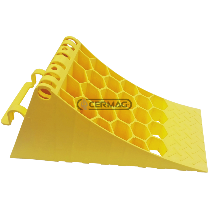 Cale d'arrêt en plastique homologuée capacité 6500 kg COMPATIBLE - 65087