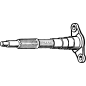 COMPATIBLE FIAT CLUTCH SHAFT - 61577