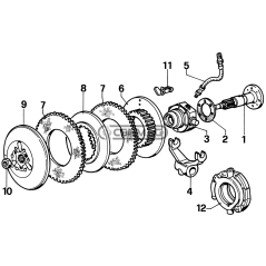 FRIZIONE FIAT, NEW HOLLAND - ALBERO FRIZIONE COMPATIBILE - 61654 | NewgardenAgri.com