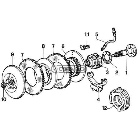 KUPPLUNG FIAT, NEW HOLLAND - KOMPATIBLE ZWISCHENSCHEIBE - 62267 | NewgardenAgri.com