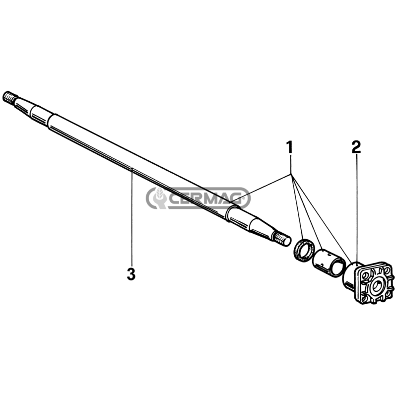 ASSALI FIAT, NEW HOLLAND - KIT BARRE TRASVERSALI COMPATIBILE - 62313