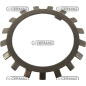 Rosetta di sicurezza Ø D 45 mm COMPATIBILE - 61532