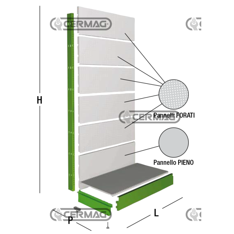 COMPATIBLE WALL-MOUNTED DISPLAY STRUCTURE - 64035