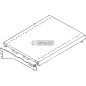 SUSPENDED SHELF PLUS COMPATIBLE SHELF - 64040