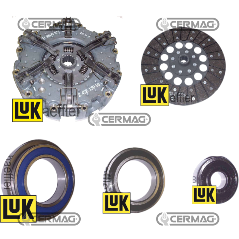 Complete reinforced clutch kit Diameter 280 mm - 11 "COMPATIBLE - 15938