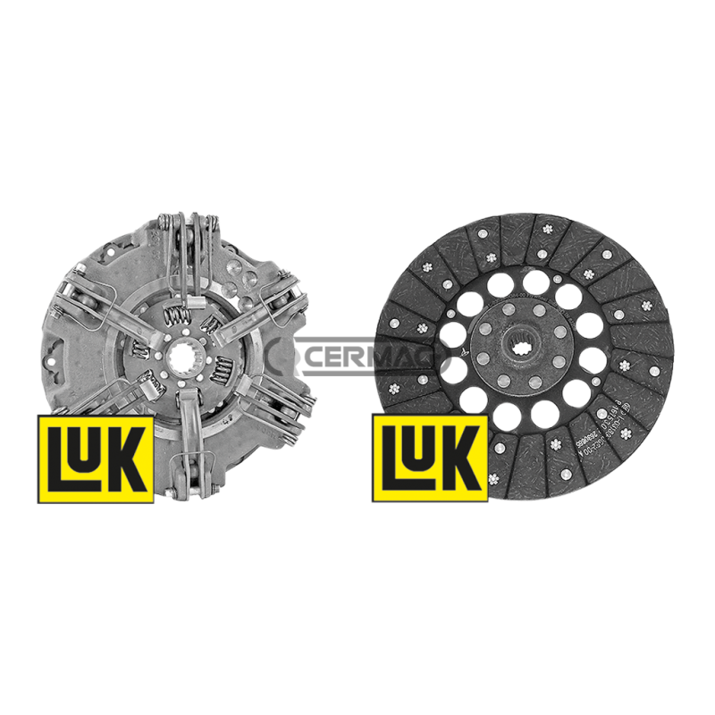 kit d'embrayage avec disque PDF Diamètre 280 mm - 11" COMPATIBLE - 16217