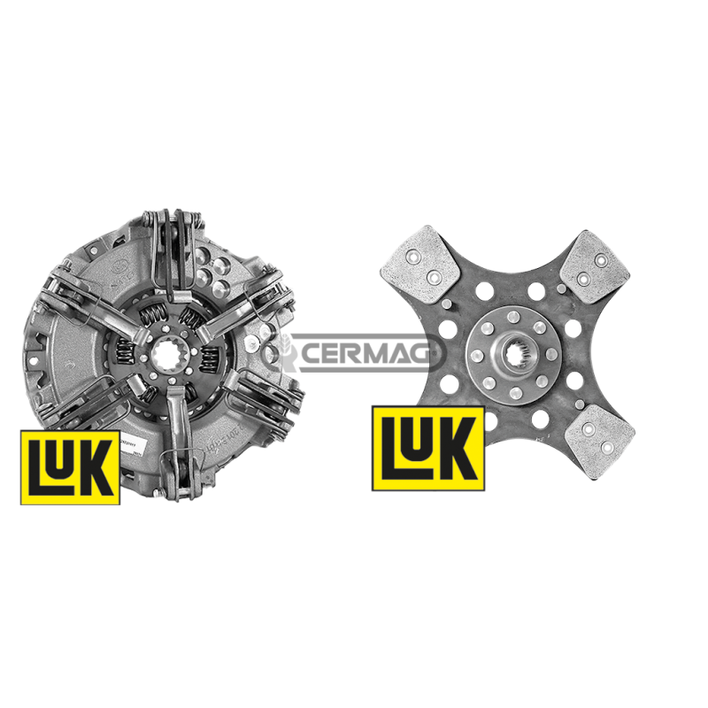 kit d'embrayage avec disque PDF Diamètre 280 mm - 11" COMPATIBLE - 16254