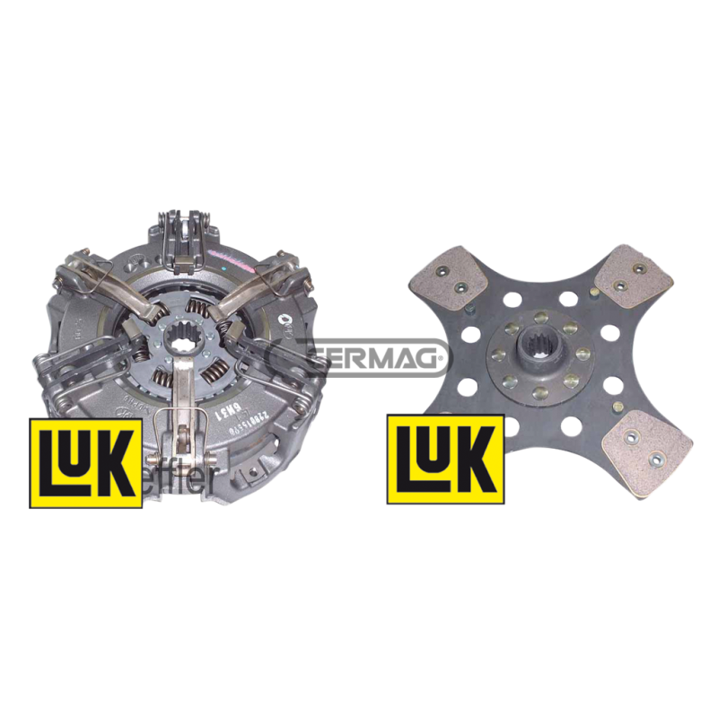 clutch kit with PDF disc Diameter 310 mm - 12 "COMPATIBLE - 16258