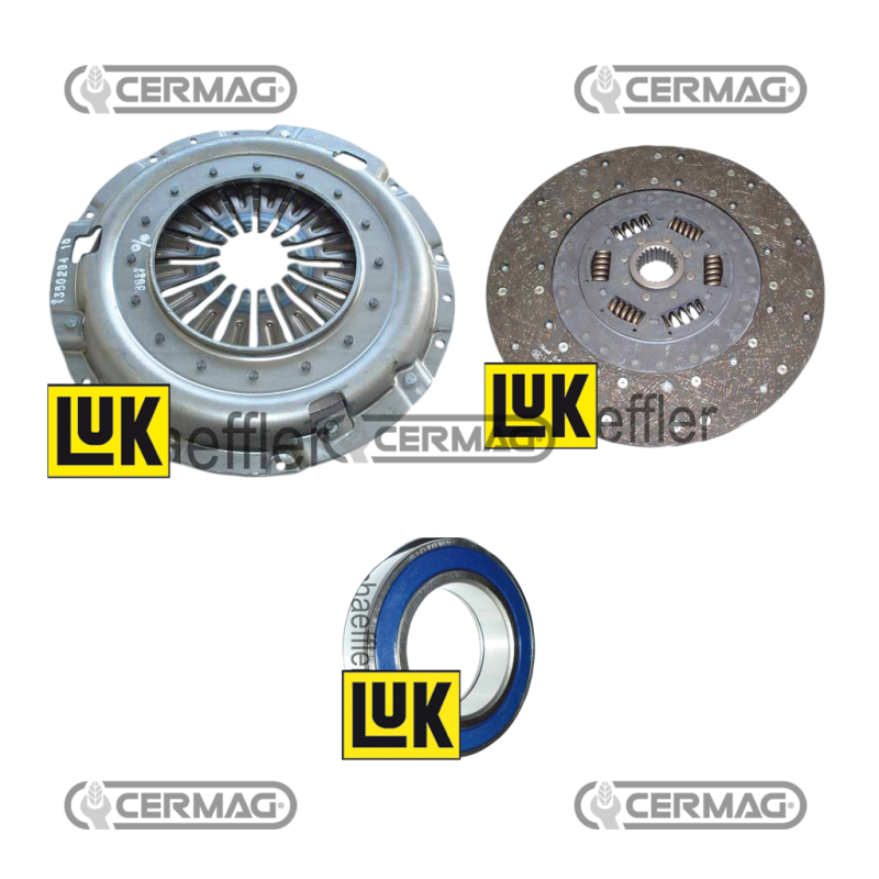 Kit d'embrayage complet Diamètre 350 mm - 14" COMPATIBLE - 16287