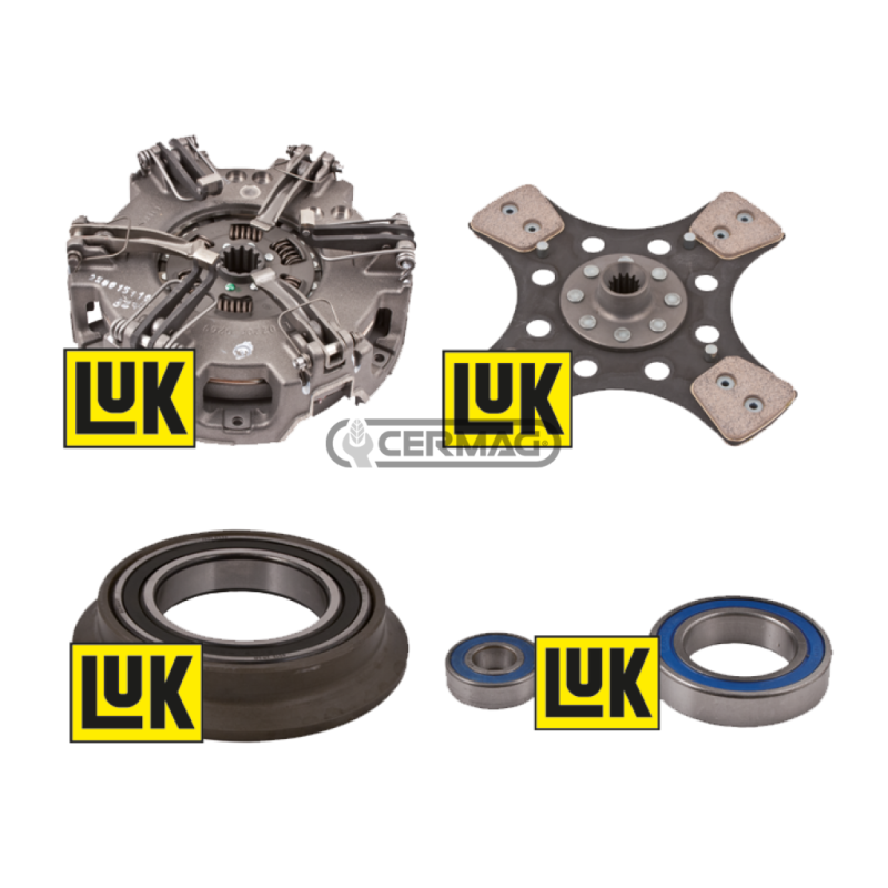 Kit d'embrayage complet Diamètre 280 mm - 11" COMPATIBLE - 15871