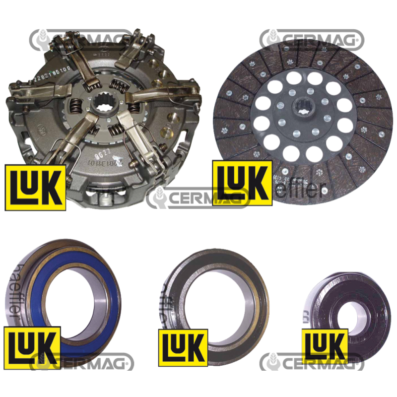 Kit d'embrayage complet Diamètre 280 mm - 11" COMPATIBLE - 16033