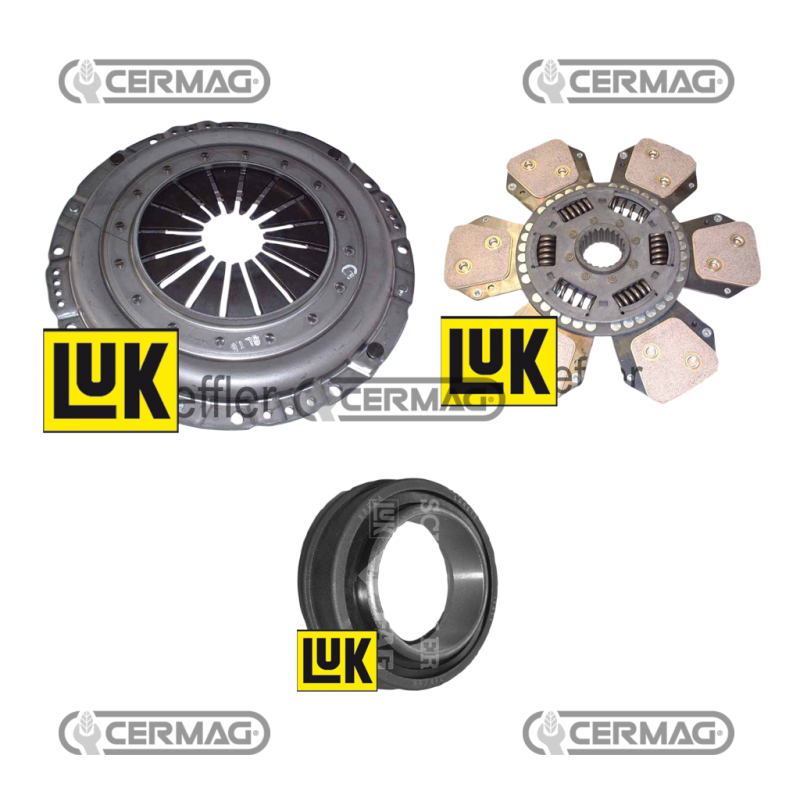 Kit d'embrayage complet Diamètre 330 mm - 13 mm COMPATIBLE - 16285