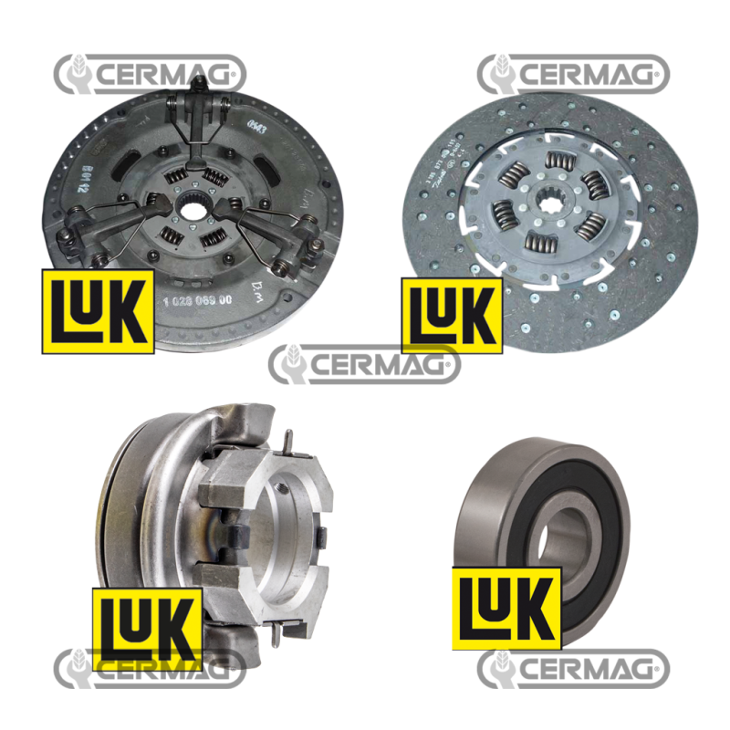 Complete clutch kit Diameter 280 mm - 11 "COMPATIBLE - 16193