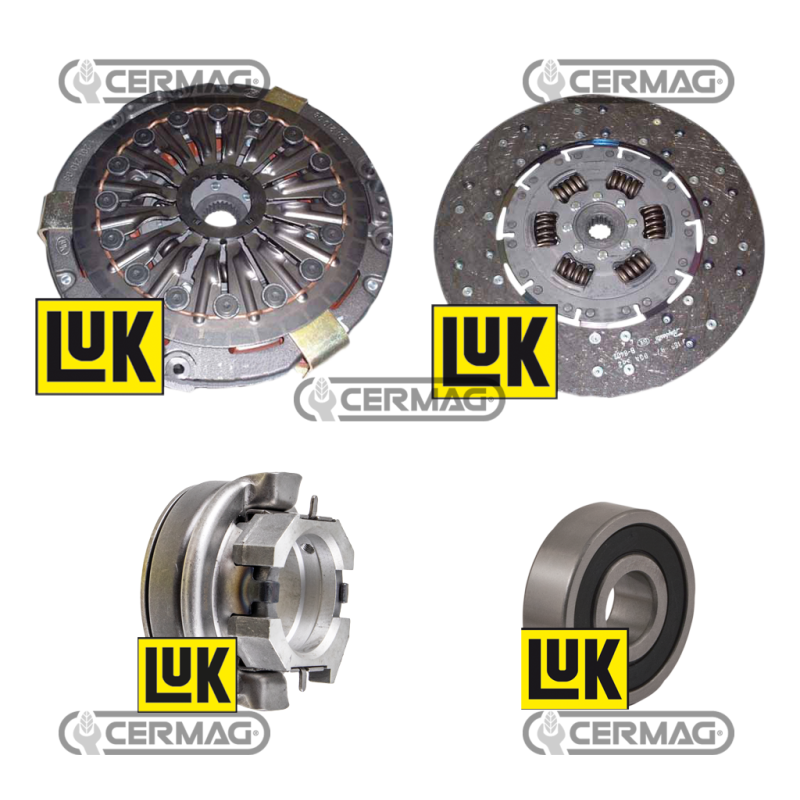 complete double disc clutch kit Diameter 310 mm - 12 "COMPATIBLE - 16194