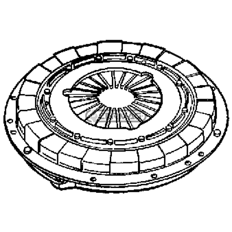 Single disc clutch with diaphragm springs Diameter 280 mm - 11 "COMPATIBLE - 16292