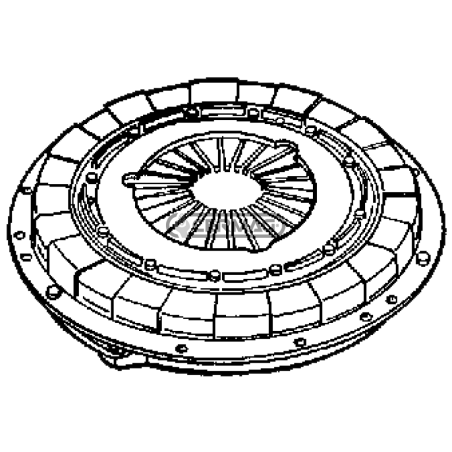 Single disc clutch with diaphragm springs Diameter 280 mm - 11 "COMPATIBLE - 16292 | NewgardenAgri.com
