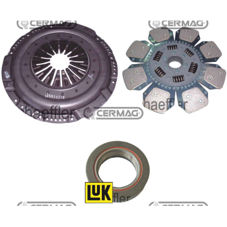 Kit d'embrayage complet Diamètre 350 mm - 14" COMPATIBLE - 16142 | NewgardenAgri.com