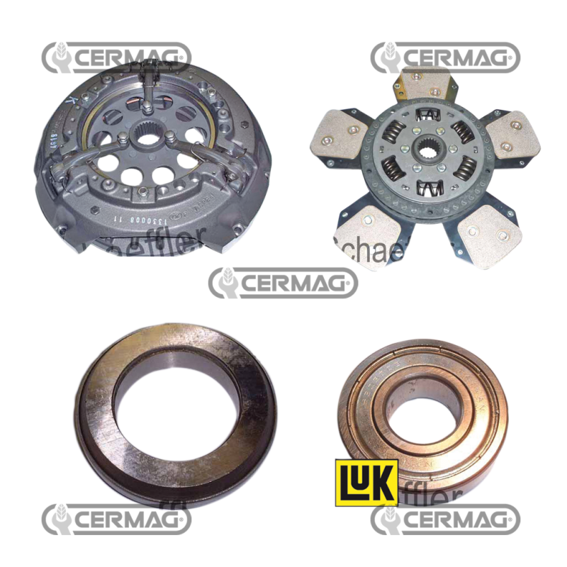 Kit de embrague de doble disco con disco central Diámetro 330 mm - 13" COMPATIBLE - 16147