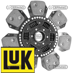 Central 7-blade disc with shock absorber springs Diameter 350 mm Profile 50x45 - Z.24 COMPATIBLE - 16234 | NewgardenAgri.com