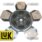 Central 5-blade disc with shock absorber springs Diameter 327 mm Profile - Z.10 COMPATIBLE - 15573