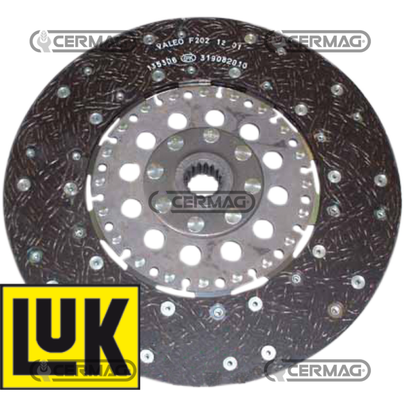 Disque d'embrayage PDF rigide Diamètre 280 mm Profil 26x22 - COMPATIBLE Z.15 - 15885