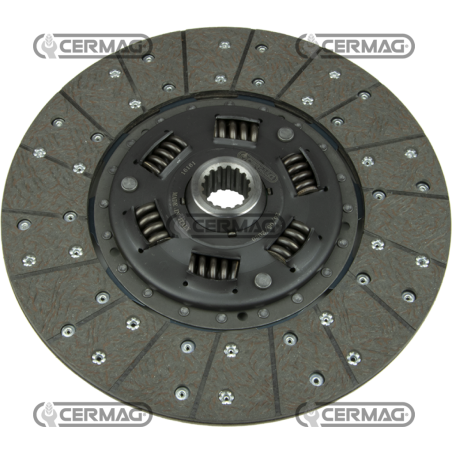 Disco frizione con molle parastrappi Diametro 280 mm Profilo 30x27 - Z.16 COMPATIBILE - 16161 | NewgardenAgri.com