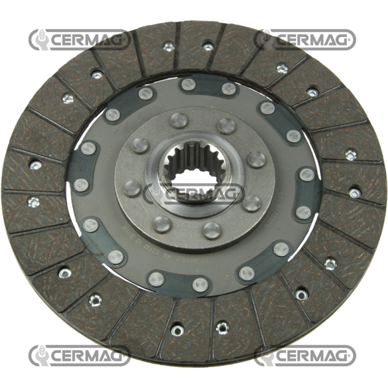 Disque d'embrayage central rigide Diamètre 225 mm Profil 35x31 - COMPATIBLE Z.16 - 16163